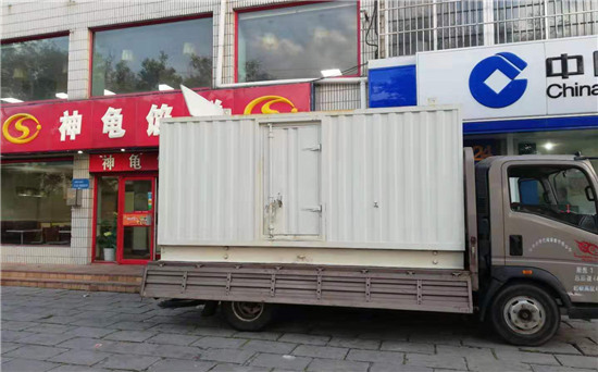 塘厦镇出租发电机施工案例